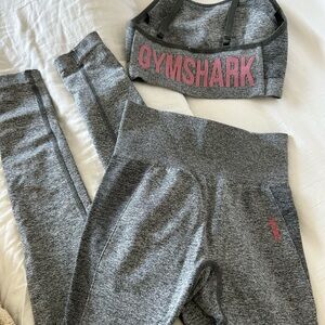 Gymshark flex leggings and top set